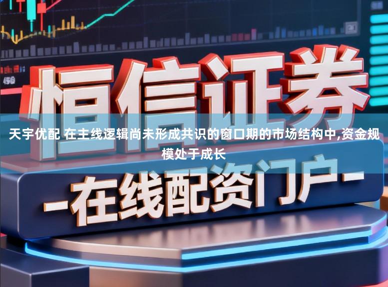 天宇优配 在主线逻辑尚未形成共识的窗口期的市场结构中,资金规模处于成长