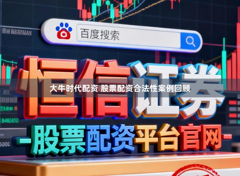 大牛时代配资 股票配资合法性案例回顾
